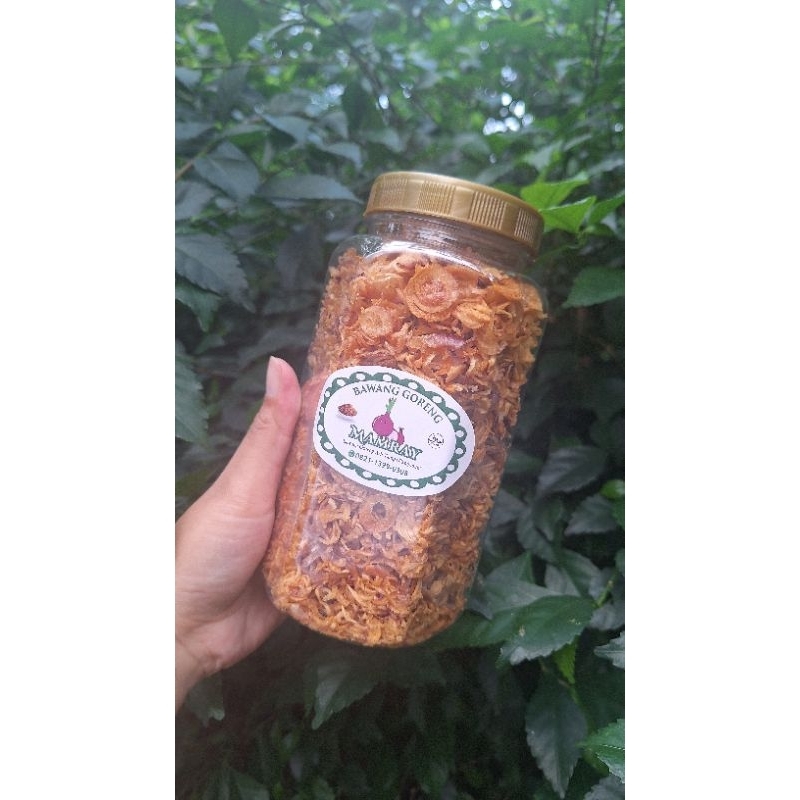 

BAWANG GORENG MAMRAY ASLI TEMANGGUNG 185gr KUALITAS NO.1 (SEDANG)