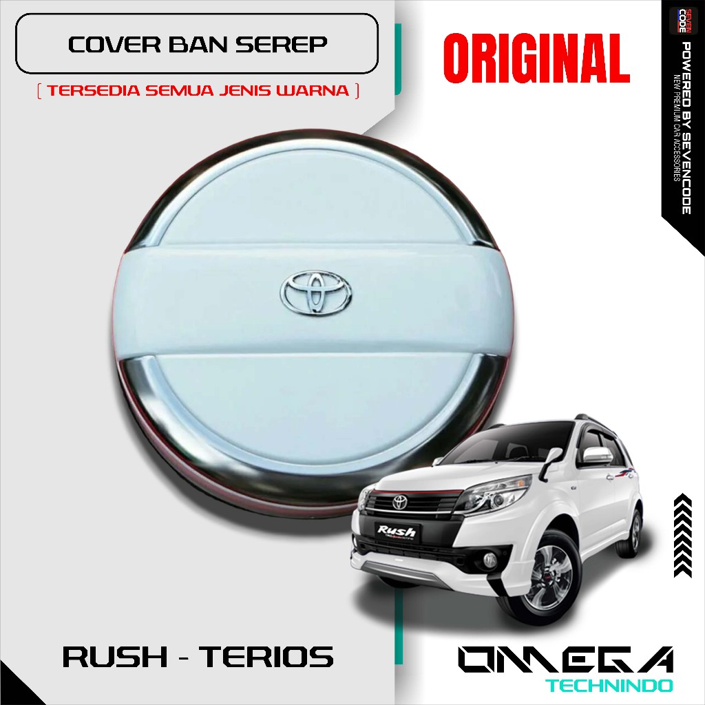 TUTUP COVER BAN SEREP RUSH TERIOS 2012-2015