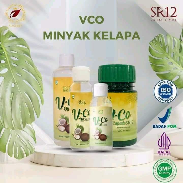 

VCO Oil SR12 Minyak Kelapa Murni - Minyak VCO Untuk Kecantikan - Minyak Kletik VICO Virgin Coconut Oil SR12 Herbal Tinggi Asam Laurat