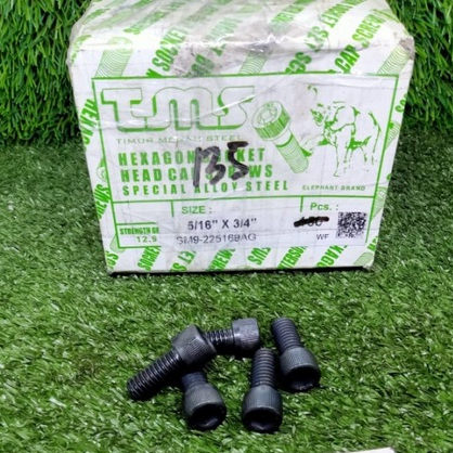 Baut L Socket Head Baja UNC 12.9 - 5/16X3/4 Hitam