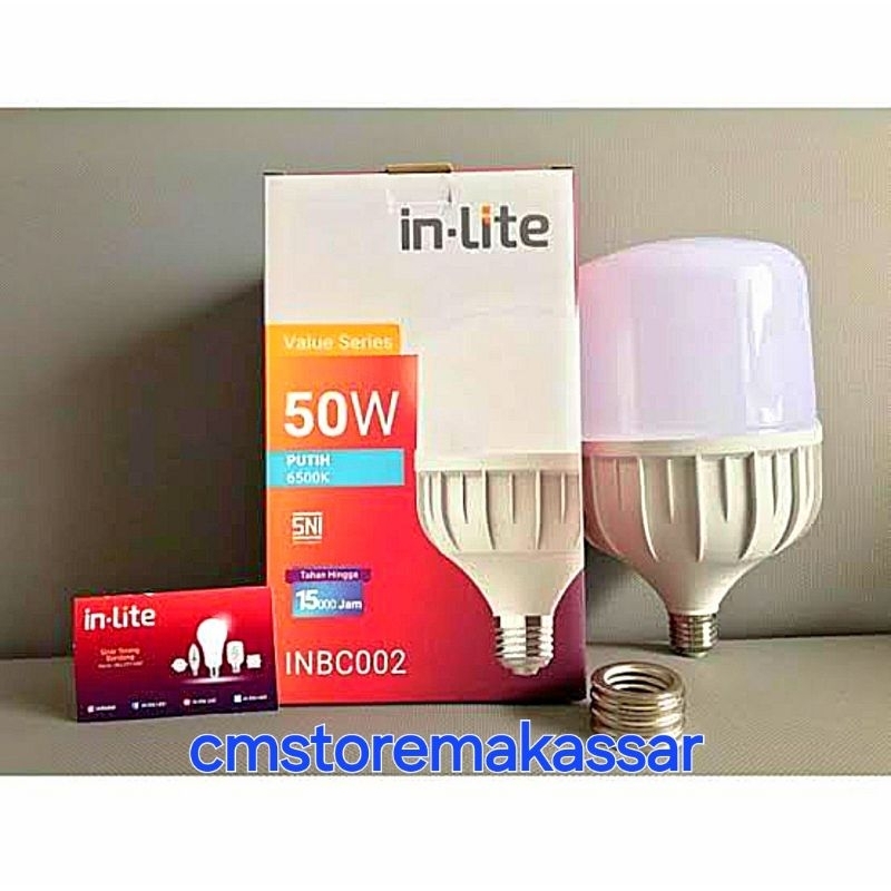 Lampu LED Capsule Inlite 50 Watt 50W INBC002 Bulb Lampu Jalan