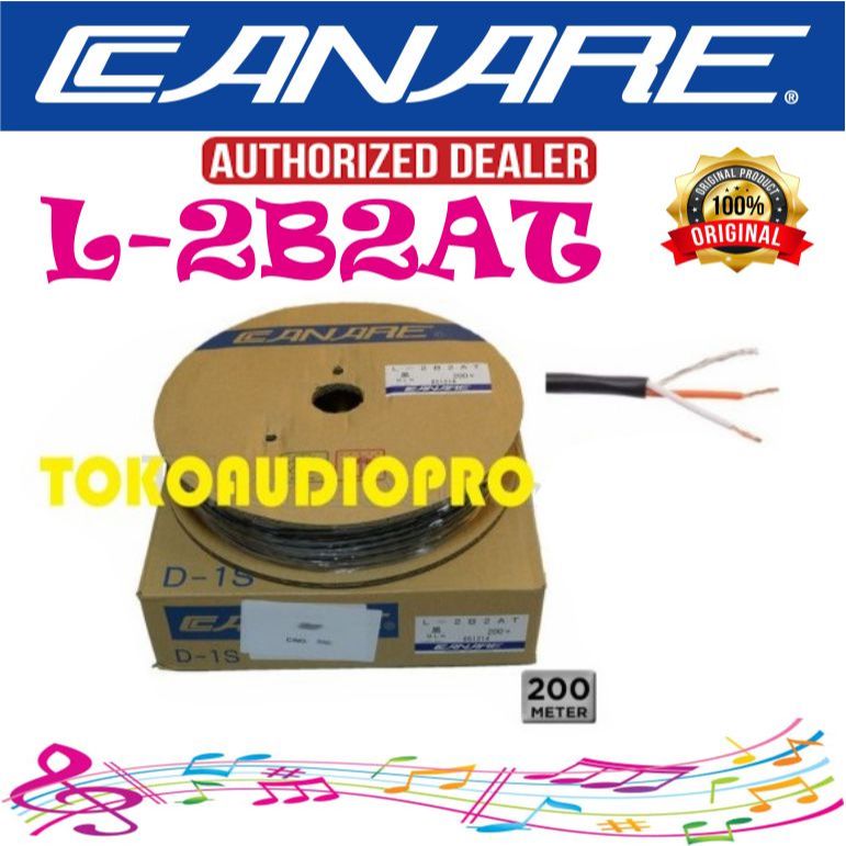 Kabel Canare L2B2AT Kabel Audio Original L-2B2AT