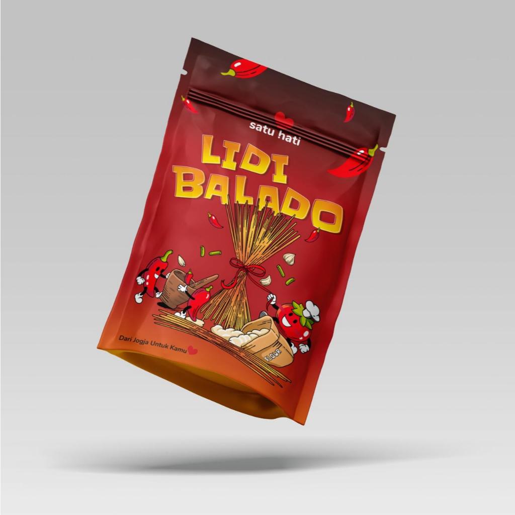 

Camilan Satu Hati Lidi Balado 100 gr l Snack Bakpia Satu Hati