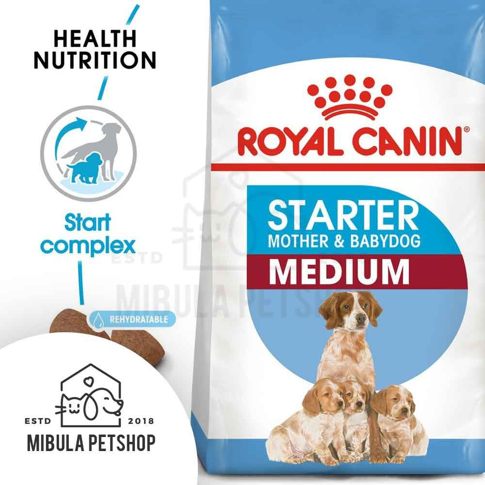 ROYAL CANIN MEDIUM STARTER 4KG || MAKANAN KERING ANJING ROYAL CANIN