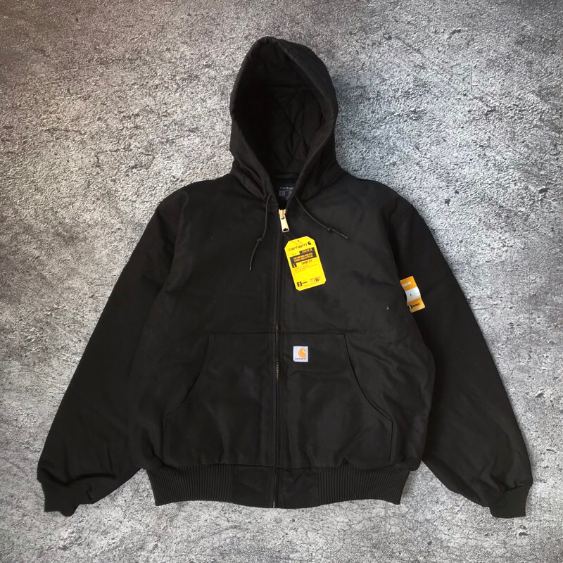 jaket Carhartt active duck linned