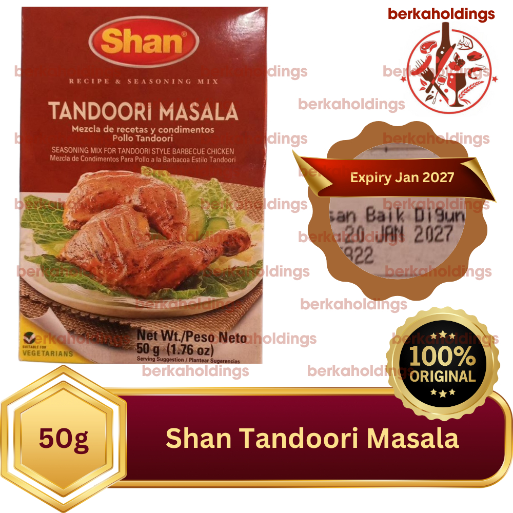 

BUMBU SIAP PAKAI SHAN SEASONING TANDOORI MASALA 50 G