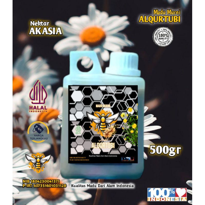 

[GROSIR] Madu Murni AKASIA 500gr - Madu Murni ALQURTUBI