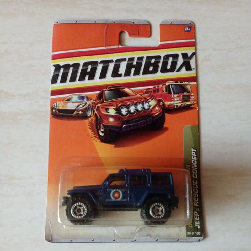 Matchbox Outdoor Sportsman Jeep Rescue Concept