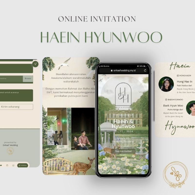 Undangan Online - Haein Hyunwoo