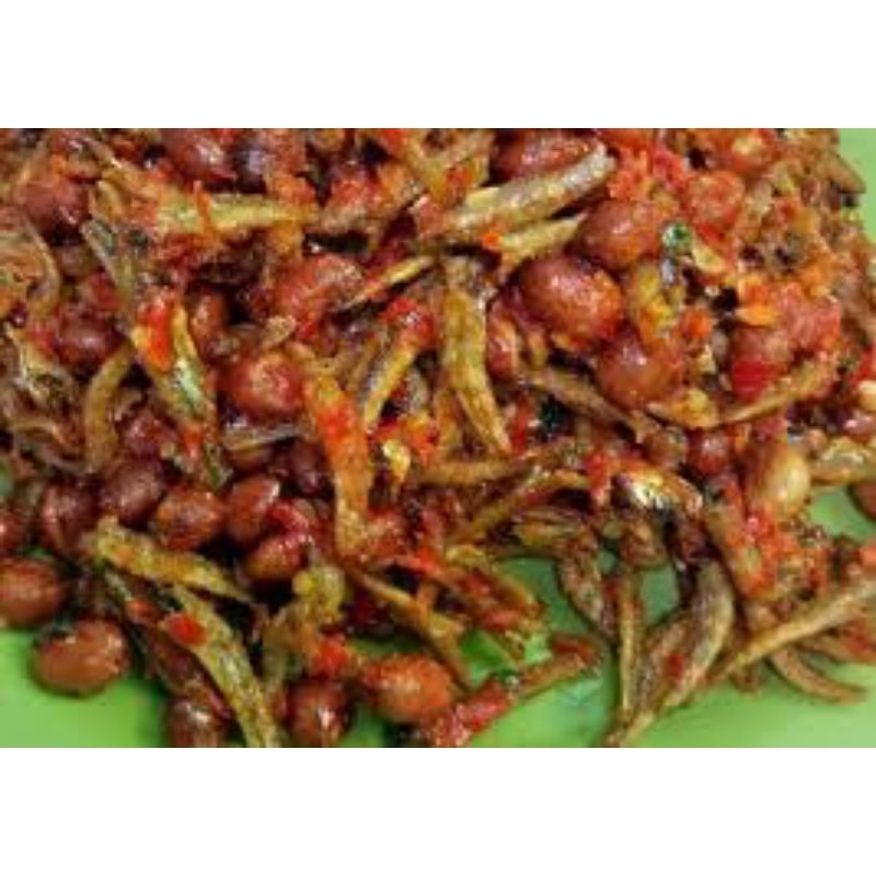 

sambel teri kacang tanah mamak