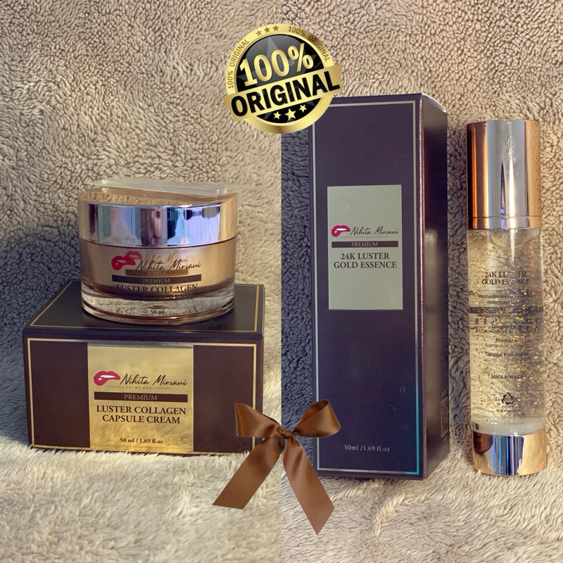 [ 100% ORIGINAL ] Nikita Mirzani Skincare Premium Luster Collagen Capsule Cream / Premium 24K Luster