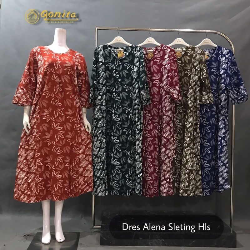 Daster Qonita Alena sleting Hls terbaru ori terlaris LD 110