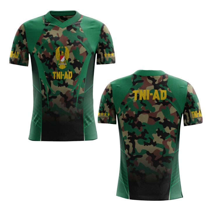 Baju Kaos Loreng TNI AD 3D Fullprinting Premium Sublimation Terbaru dan Termurah Terkeren Art 11