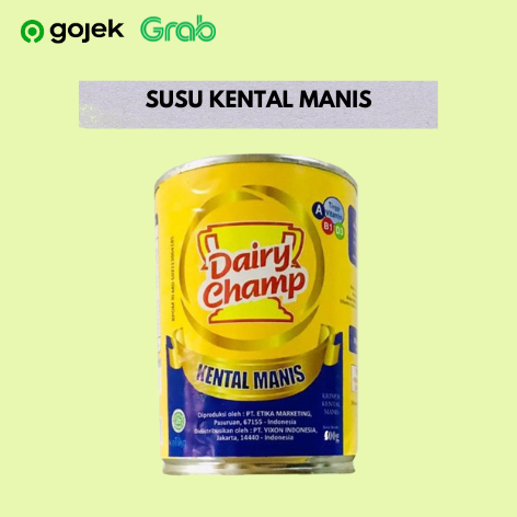 

Susu Kental manis - Susu Kaleng Diary Champ 480g