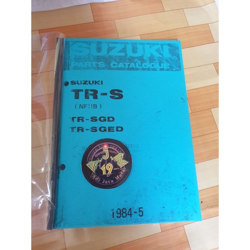 Buku Part Catalog Katalog Copian Suzuki TRS