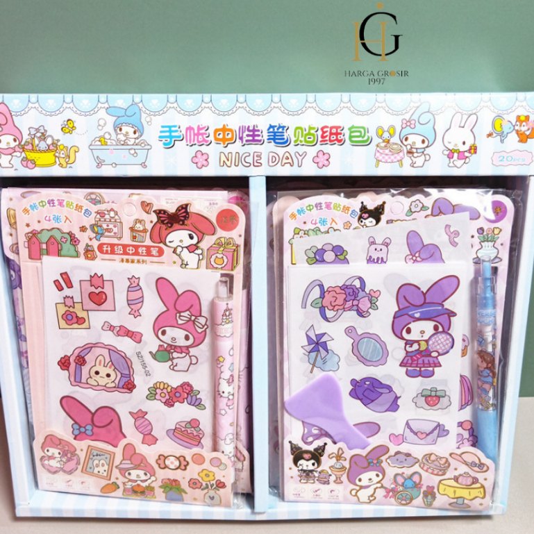 

STIKER SZ-155 SANRIO ISI STIKER 4 PCS | PEN CETEK SANRIO | PERATA TERMURAH BISA COD