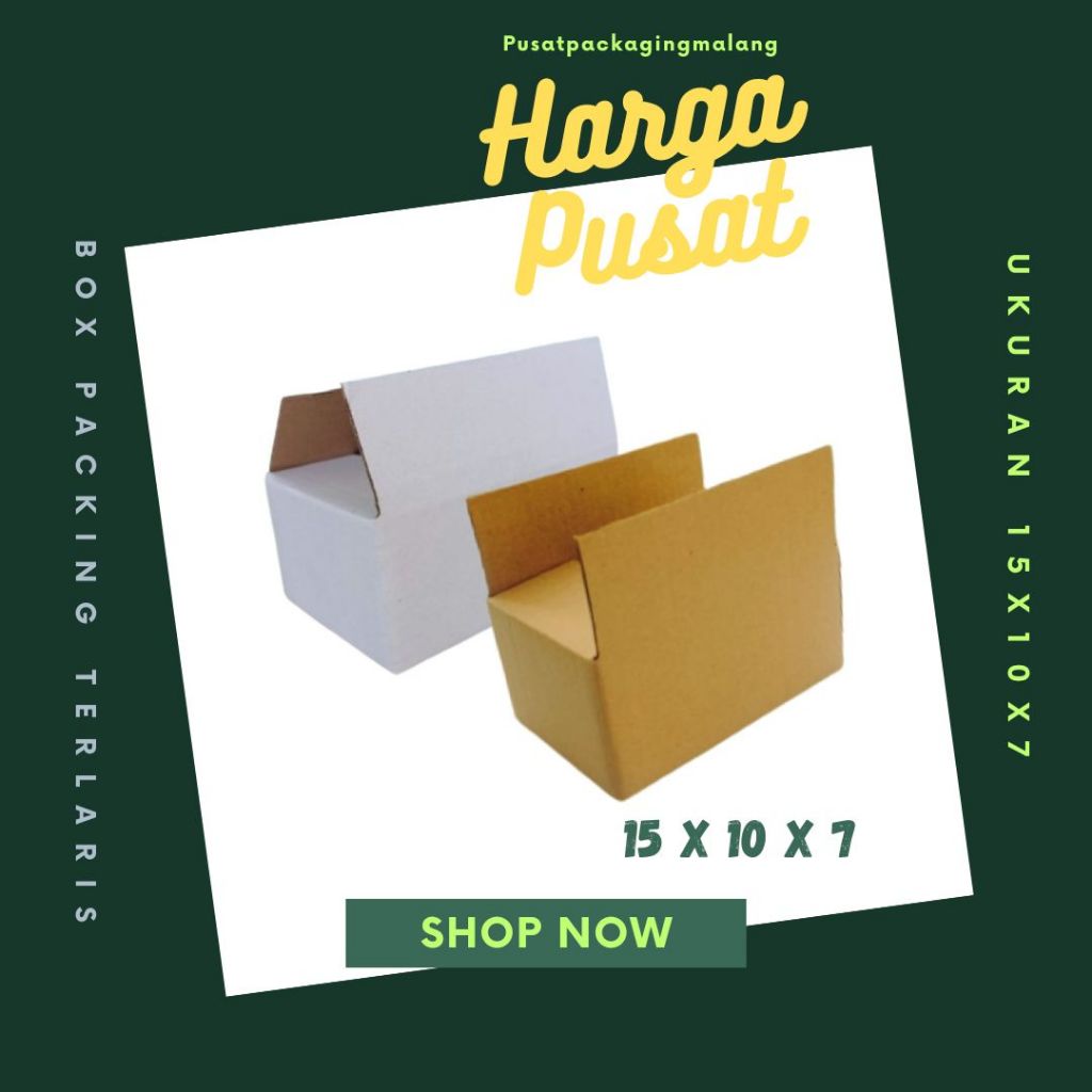 

Kardus 15x10x7 Packing Olshop Box A0 Dus Kotak Kemasan Box Aksesoris Souvenir Sparepart Madu Parfum