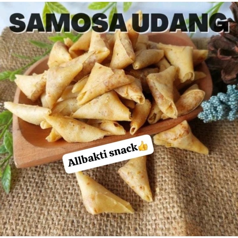 

SNACK VIRAL SAMOSA UDANG GURIH RENYAH uk.250gram/SNACK KILOAN MURAH/ALLBAKTI SNACK