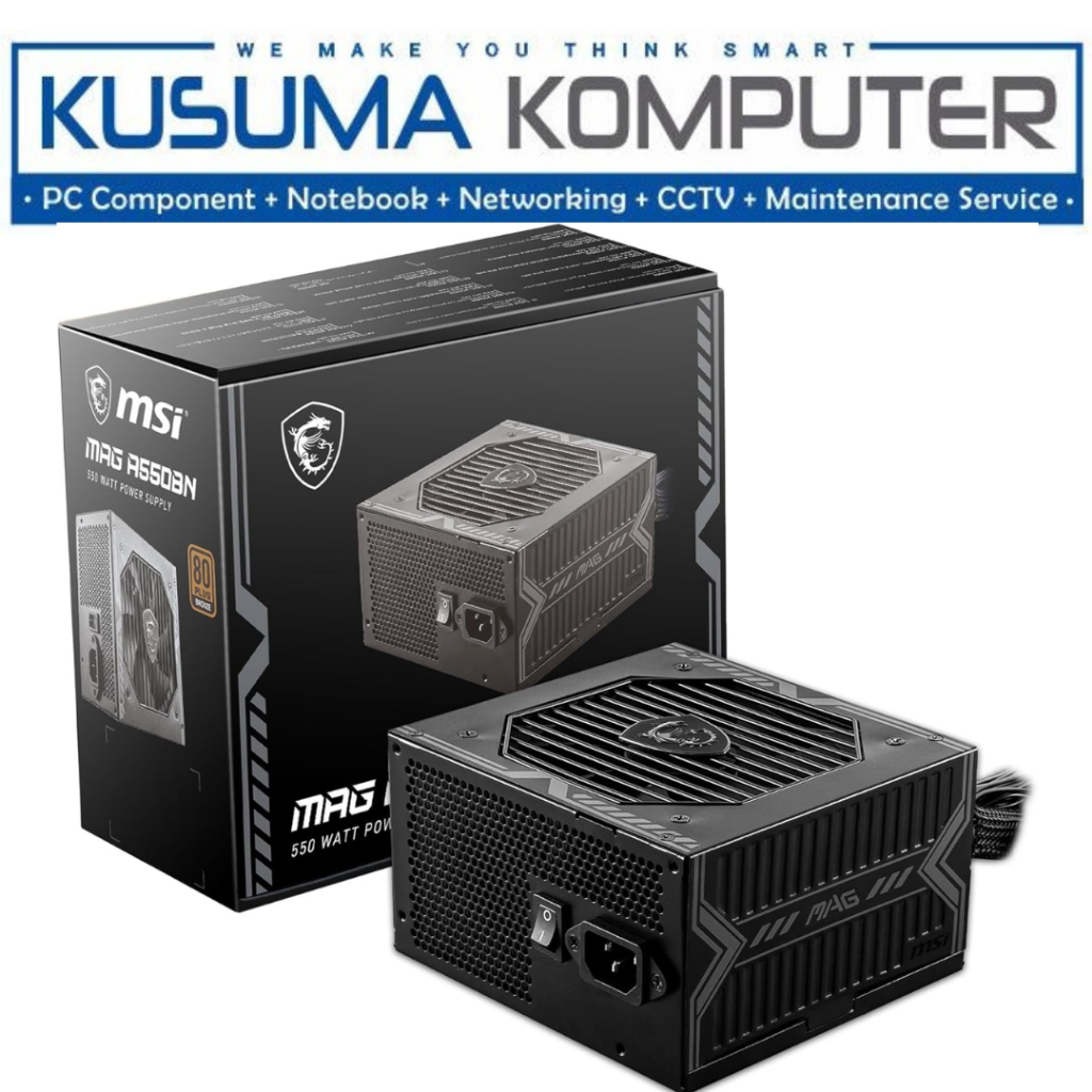 MSI PSU MAG A550BN 550W 80+ Bronze