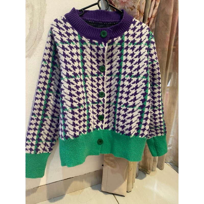 Cardi Rajut motif HS