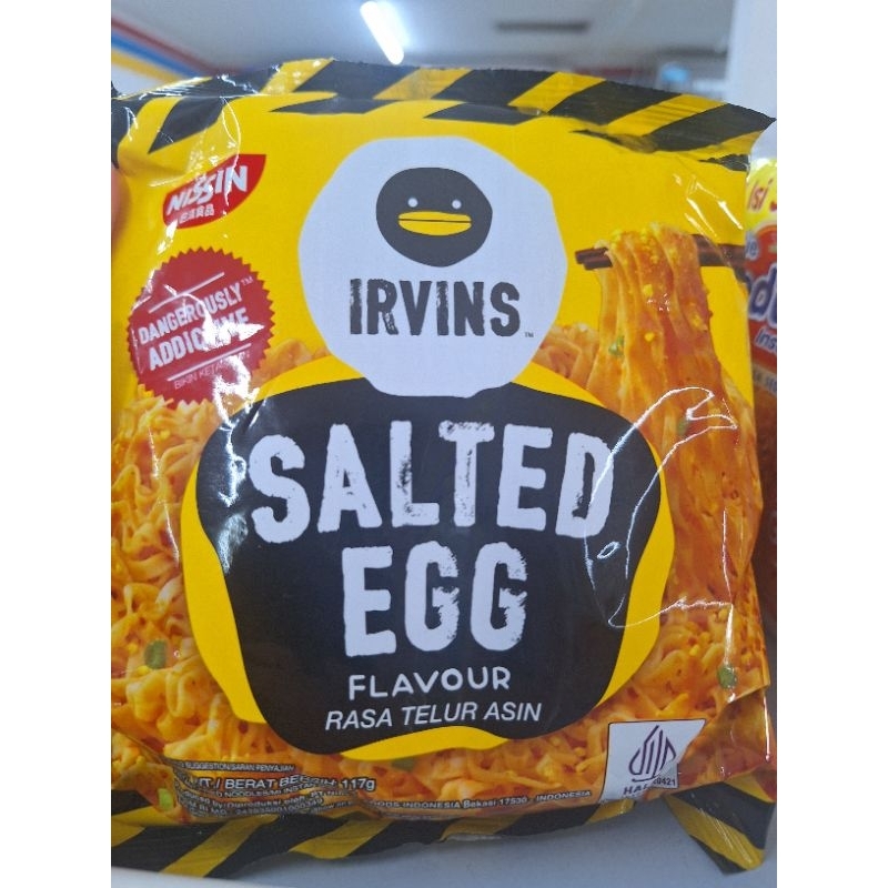 

NEW! IRVINS SALTED EGG MIE INSTANT NOODLE IRVIN TELUR ASIN