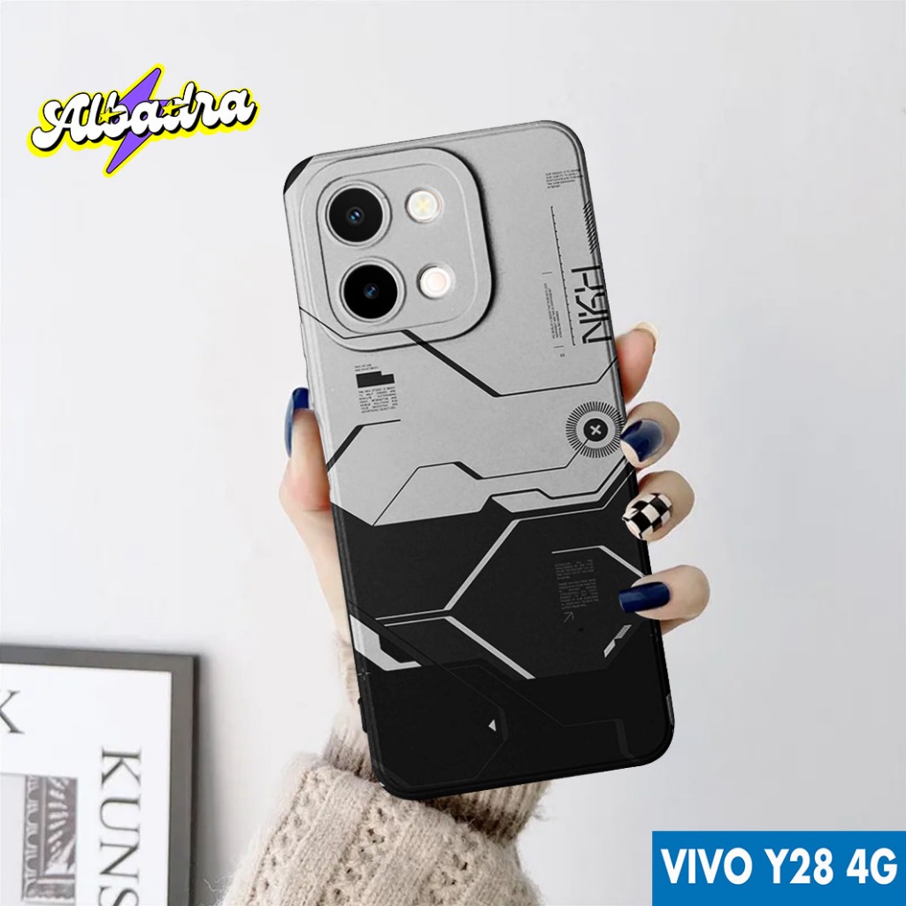 Softcase Vivo Y28 4G 2024 Motif CPU Kekinian - Case Cowok - Casing Vivo - Case Vivo - Kesing Vivo - 