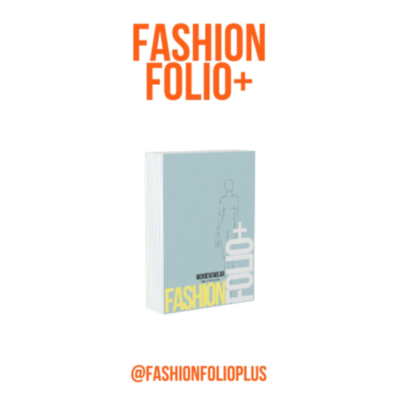 Buku sketsa fashion journal sketsa gambar fashion design - Biru