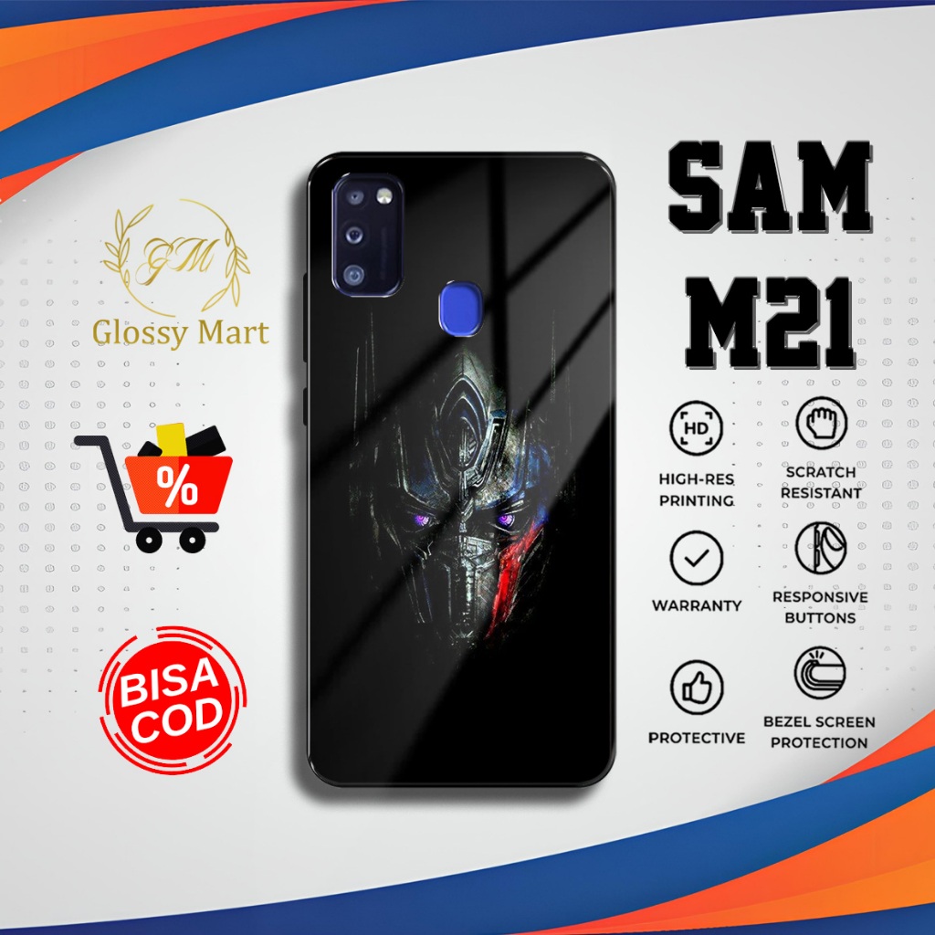 Case Samsung M21 Robbot01 Casing Samsung M21 Hardcase Softcase Glossy Kesing Terlaris Glossy Mart