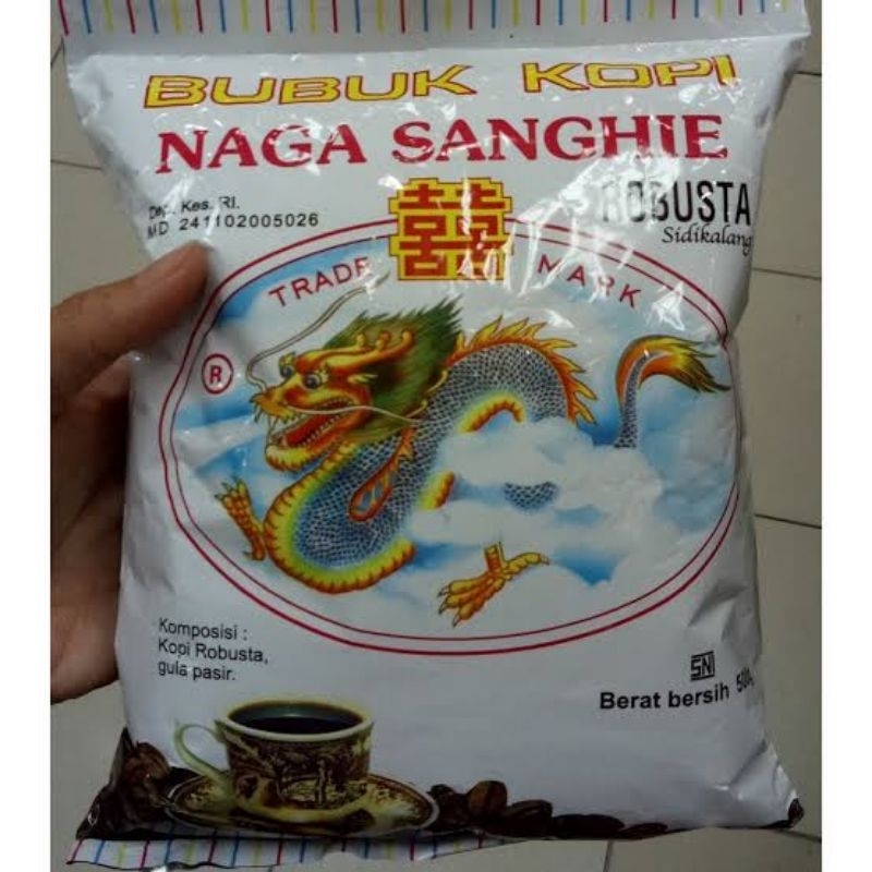 

Kopi Sidikkalang Robusta cap Naga Sanghie 250gr