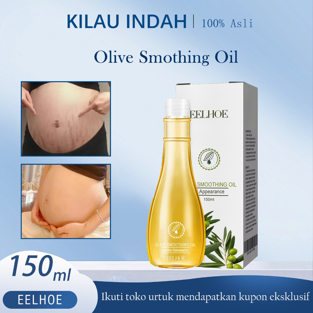 Eelhoe Olive Oil Stretch Mark Oil 150Ml Skin Care Oil Natural Penghilang Bekas Luka Strech Mark Dry Skin Scar Repair
