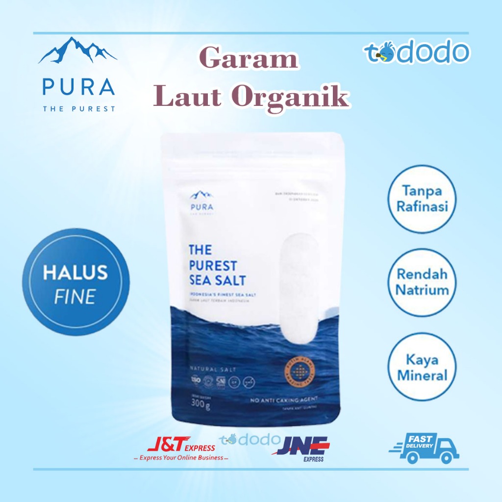 

Pura The Purest Sea Salt Fine - Garam Laut Halus 300gr