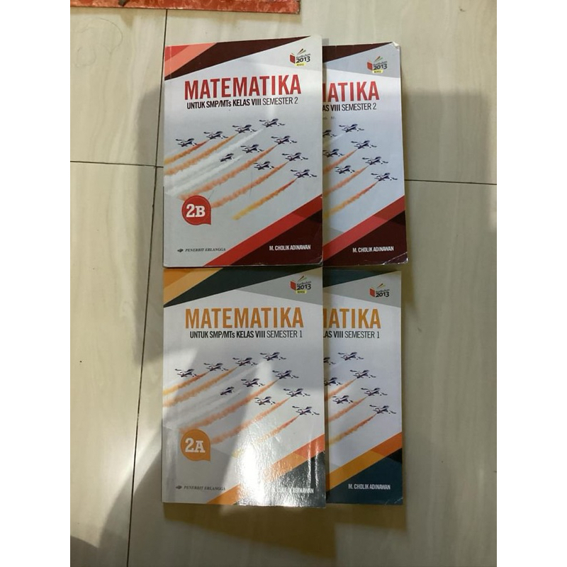 Buku Paket Erlangga kelas 8 Matematika (K13)