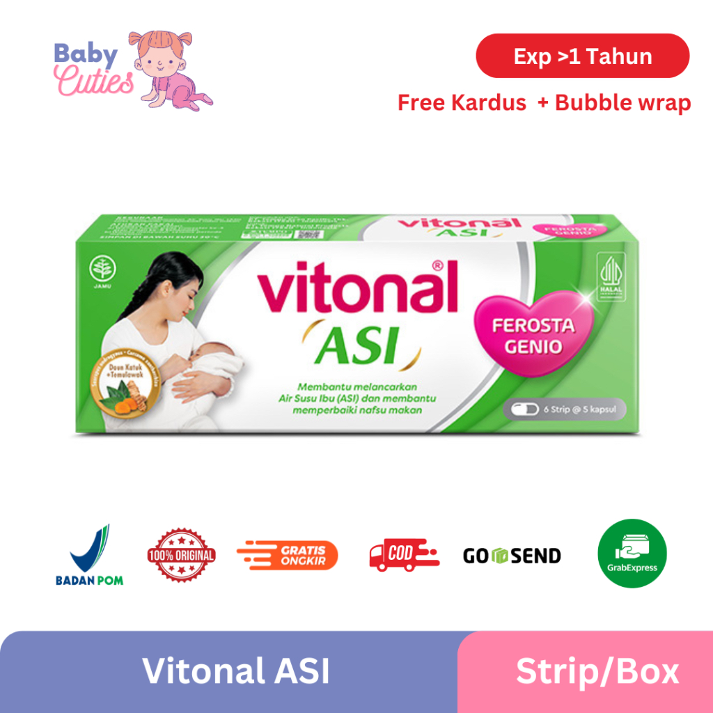 VITONAL ASI - Suplemen Pelancar ASI - Exp 2027