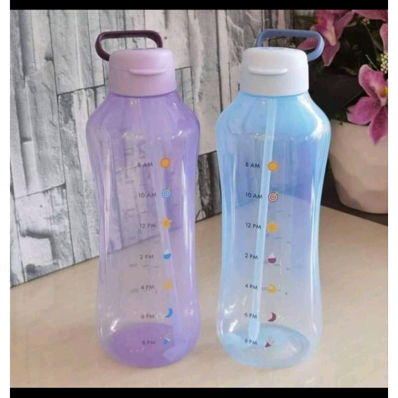 Promo Botol minum Aquavibe 2 liter tupperware with straw