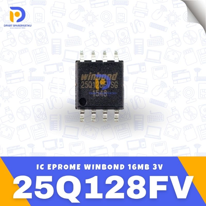 IC BIOS WINBOND 25Q128FVSIG 25Q128FV 25Q128 16MB 3V
