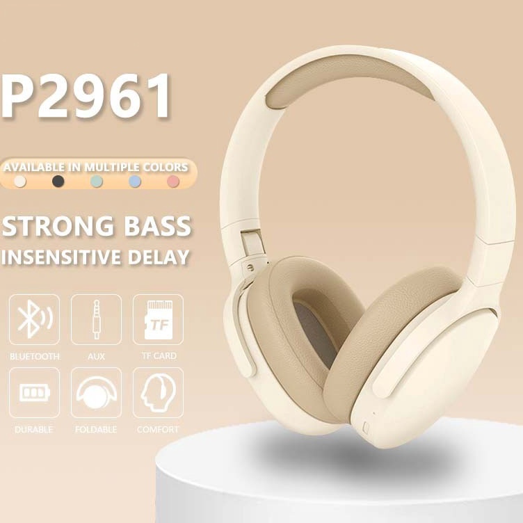 KODE V69R P2961Bluetooth Headphone Wireless Headset Wireless Headphones With Microphone HiFi Stereo 