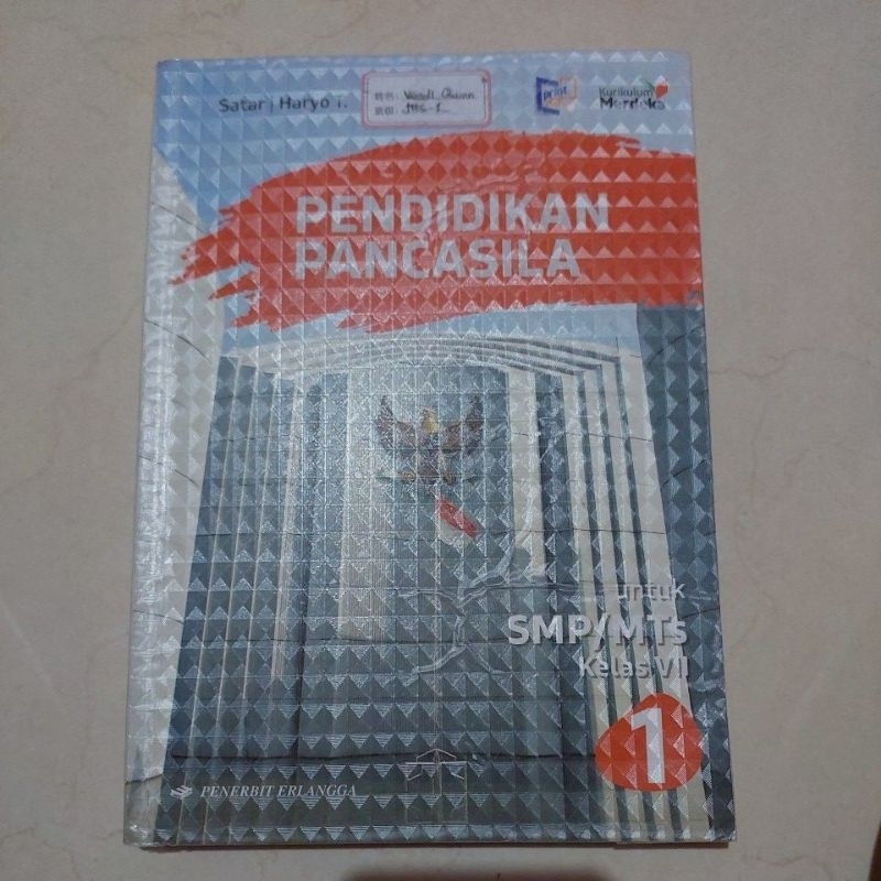 

Buku Pendidikan Pancasila kelas 1 smp,TIDAK ADA CORETAN |BACA DESKRIPSI| ORIGINAL