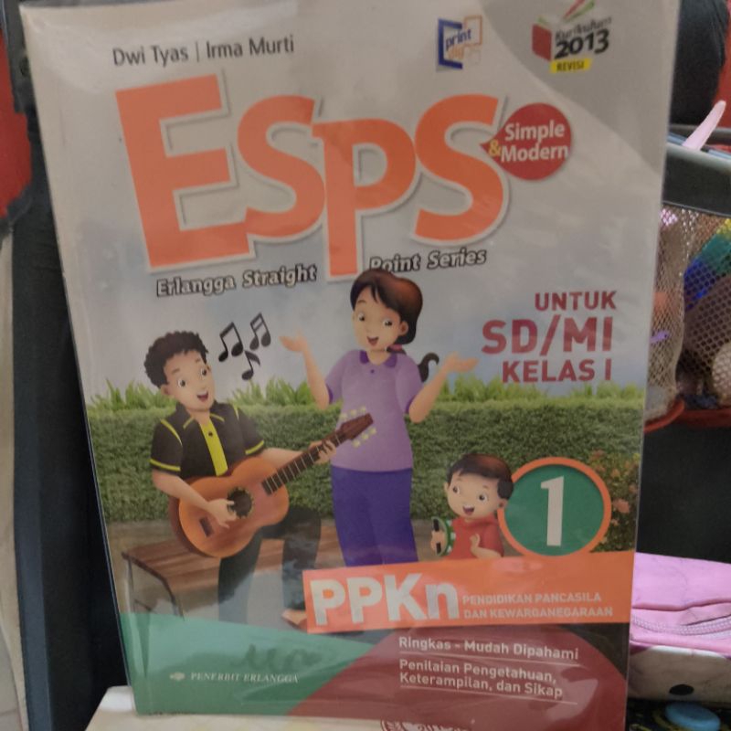 Esps PPKn kelas 1 SD Erlangga