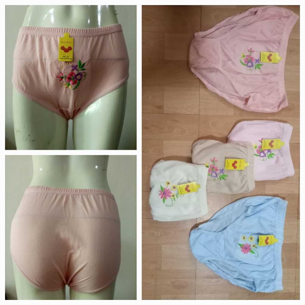 CD WANITA BORDIR/ CD WANITA 3PC & 6PCS UKURAN M, L , XL , XXL