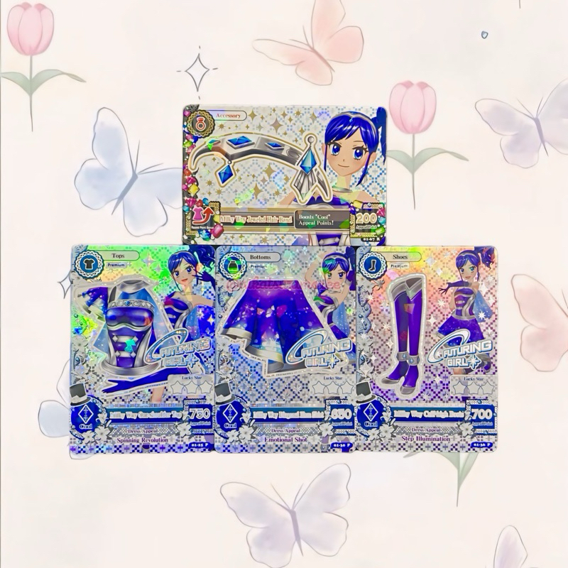 Aikatsu Premium Futuring Girl Milky Way Set Aoi Kiriya