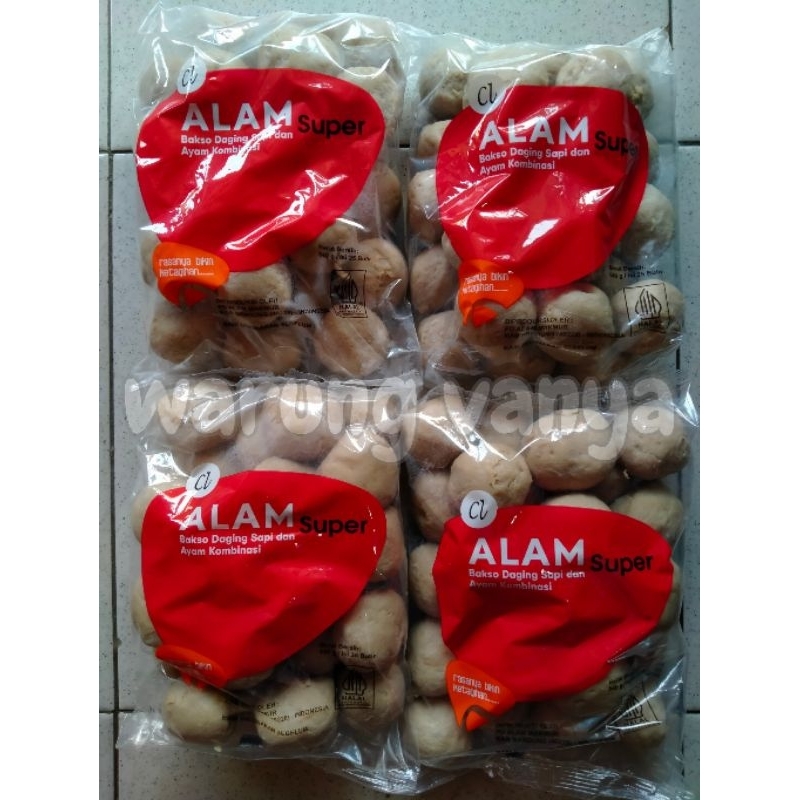 

BAKSO/BASO ALAM SUPER CL isi 25 BUTIR 540g