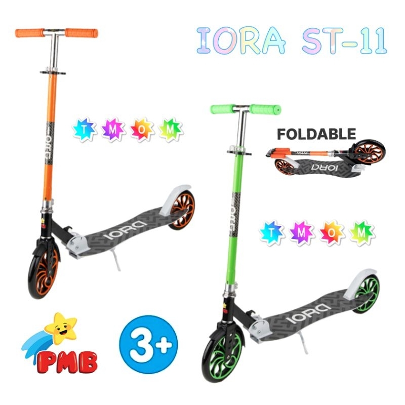 Skuter Otoped Anak Besi Lipat Roda 2 PMB IORA ST-11 Skuter Otoped Anak Exotic HB511 HB-511 HB 511 Ro