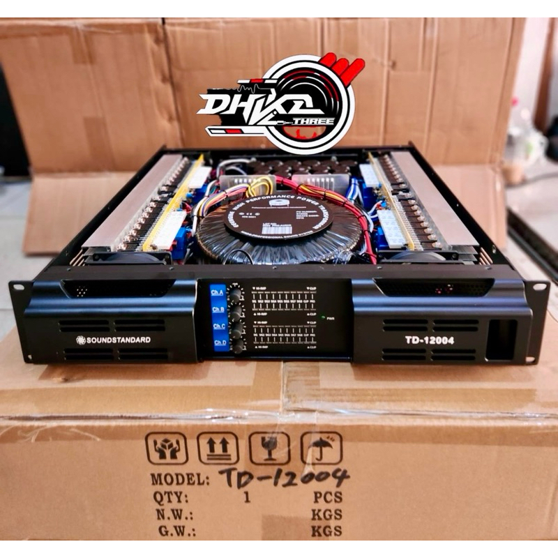 POWER SOUNDSTANDART TD 12004 CLASS H 4 CHANNEL / Power Soundstandart Td 12004 Clas H / Power 4 Chann