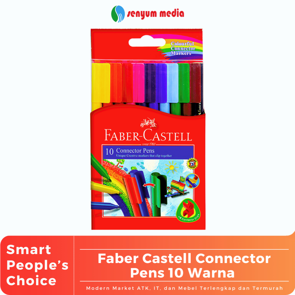 

Faber Castell Connector Pens 12 Warna (1 Pcs) (S:SET)