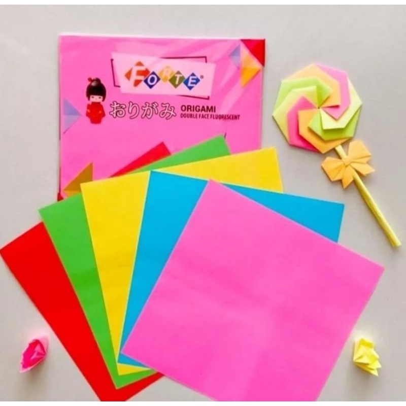 

Origami Kertas Lipat Forte Warna Bolak Balik 1pack