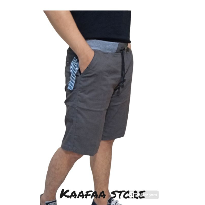 CELANA PENDEK CHINOS  PRIA/CELANA PENDEK CHINOS  KARET PINGGANG