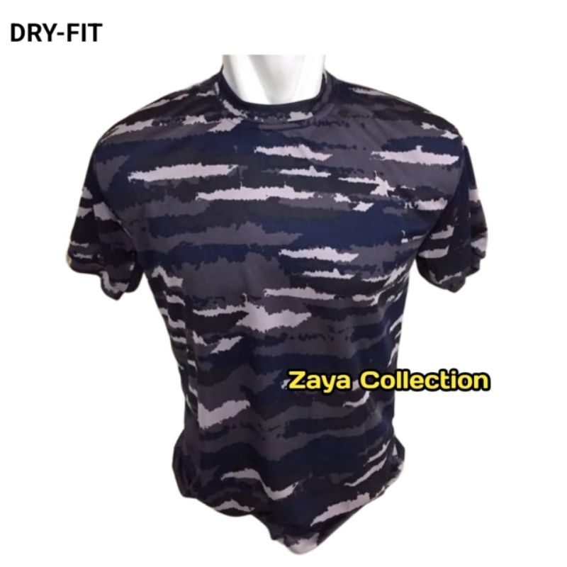 Kaos loreng dryfit tni-al kri layar