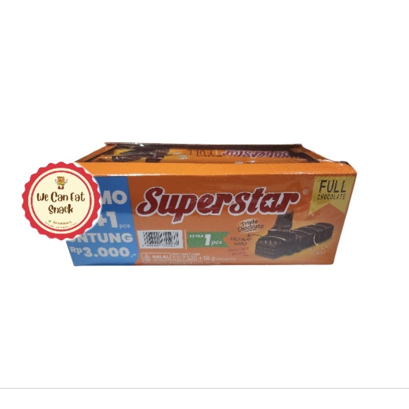 

Superstar Biskuit Coklat 16gr (Isi 20 Bks)