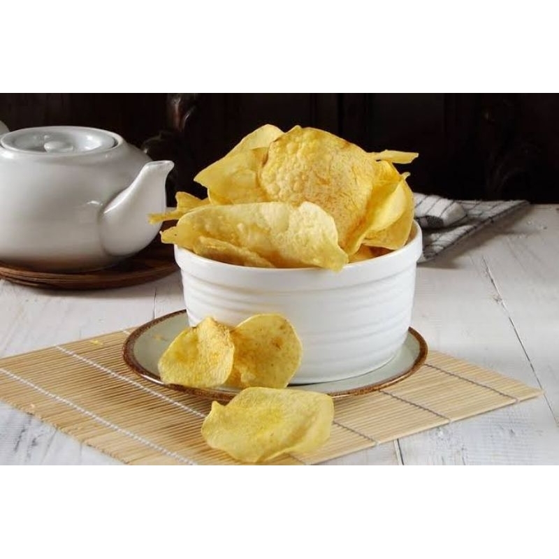 

Kripik talas pedas manis / asin - 200gr