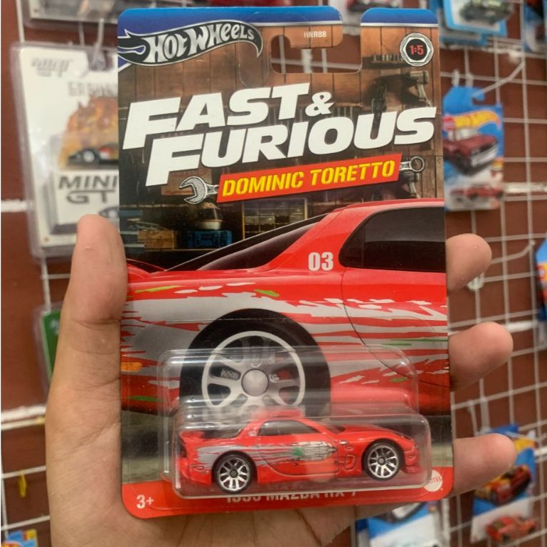 HOTWHEELS DIECAST MAZDA RX 7 FAST AND FURIOUS